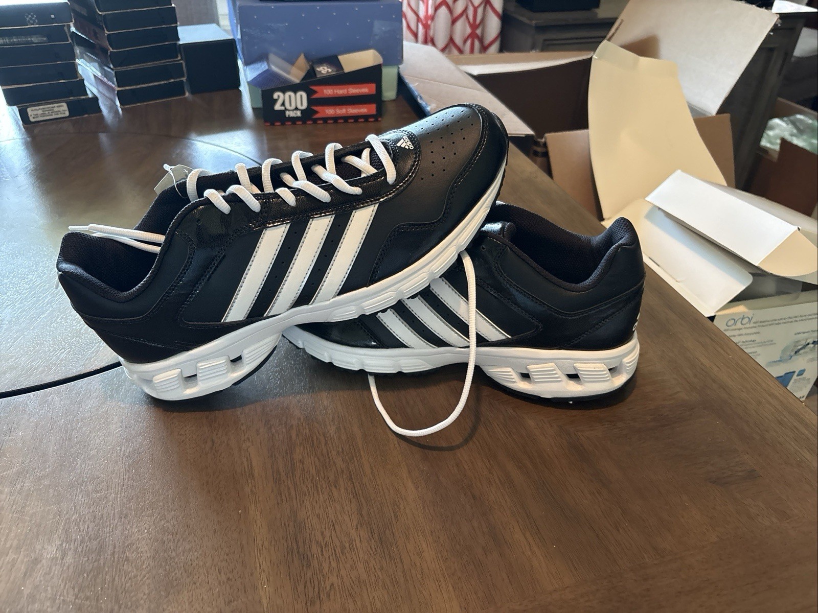 adidas Falcon Cross Training Shoes Men's Black New without Box 6 gallery