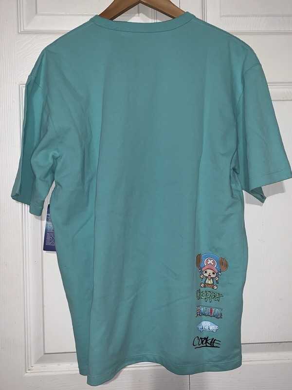 One Piece Chopper x VANS x Cookie Mens Medium AQUA T-shirt NWT gallery