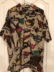 REGAL WEAR BASKETBALL NBA MENS CASUAL HAWAIIAN SHIRT TOP MEDIUM M BUTTON UP