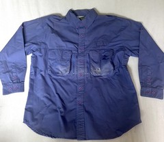 Cabela’s Guidewear Fishing Hunting Shirt Men XL NEW Blue