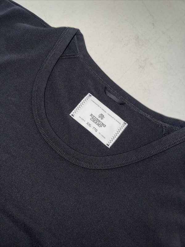 Reigning Champ Jersey Shirt Xxl Black Japan Box Logo Rare Vtg Workout Athletic gallery