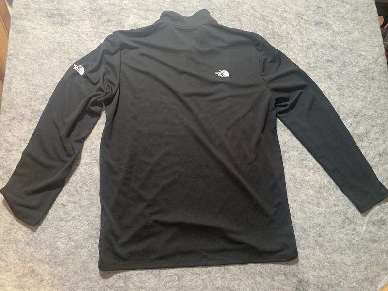 NWT The North Face TNF Ambition 1/4 Zip Long Sleeve Shirt Size Large Black 896 gallery