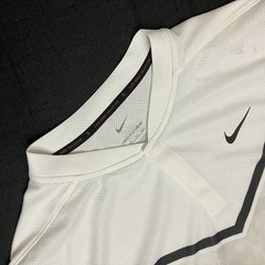 Nike Tiger Woods ADV Chevron Blade Polo DH0916 100 White Smoke Grey Sz XXL