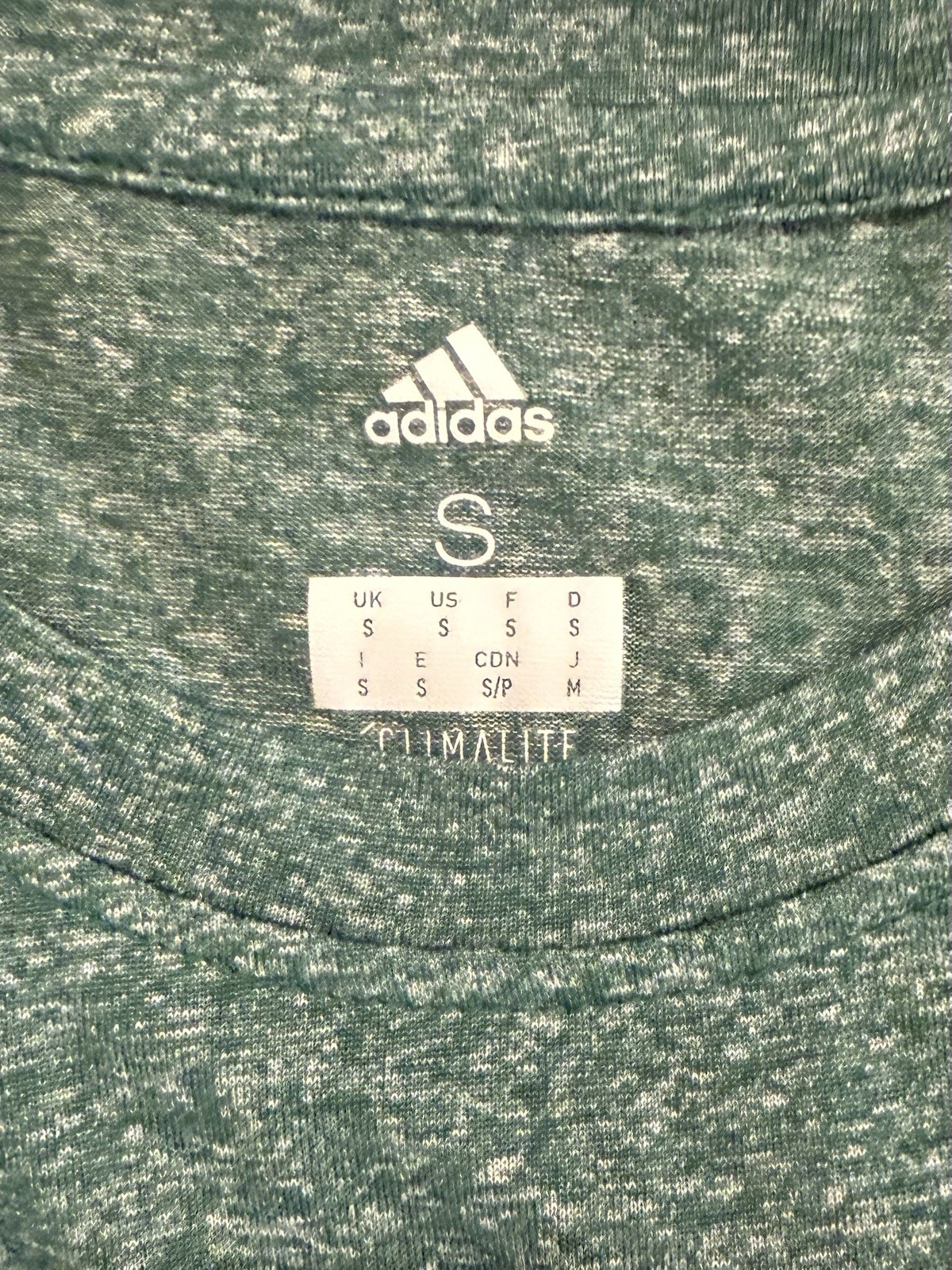 adidas Climalite Green Long Sleeve Size Small gallery