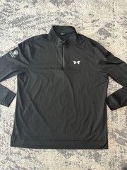 Parsons Xtreme Golf PXG Essential Pullover Shirt Men’s M Black 1/4-Zip Mock Logo