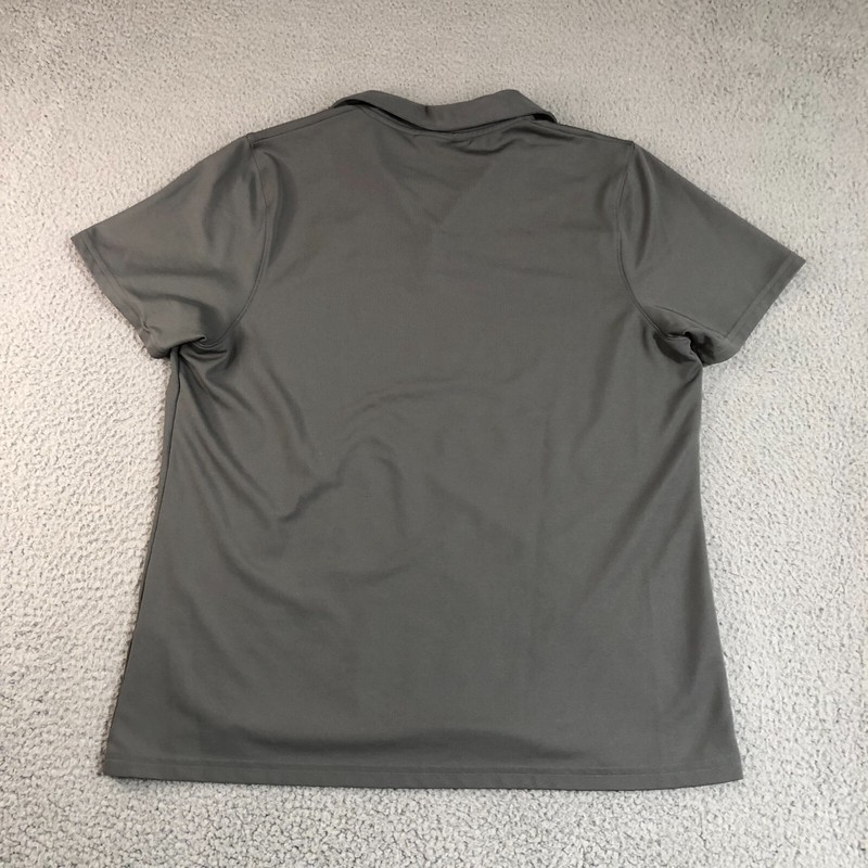 Under Armour Shirt Men Extra Large Gray Preppy Logo Polo Golf Athletic Casual gallery