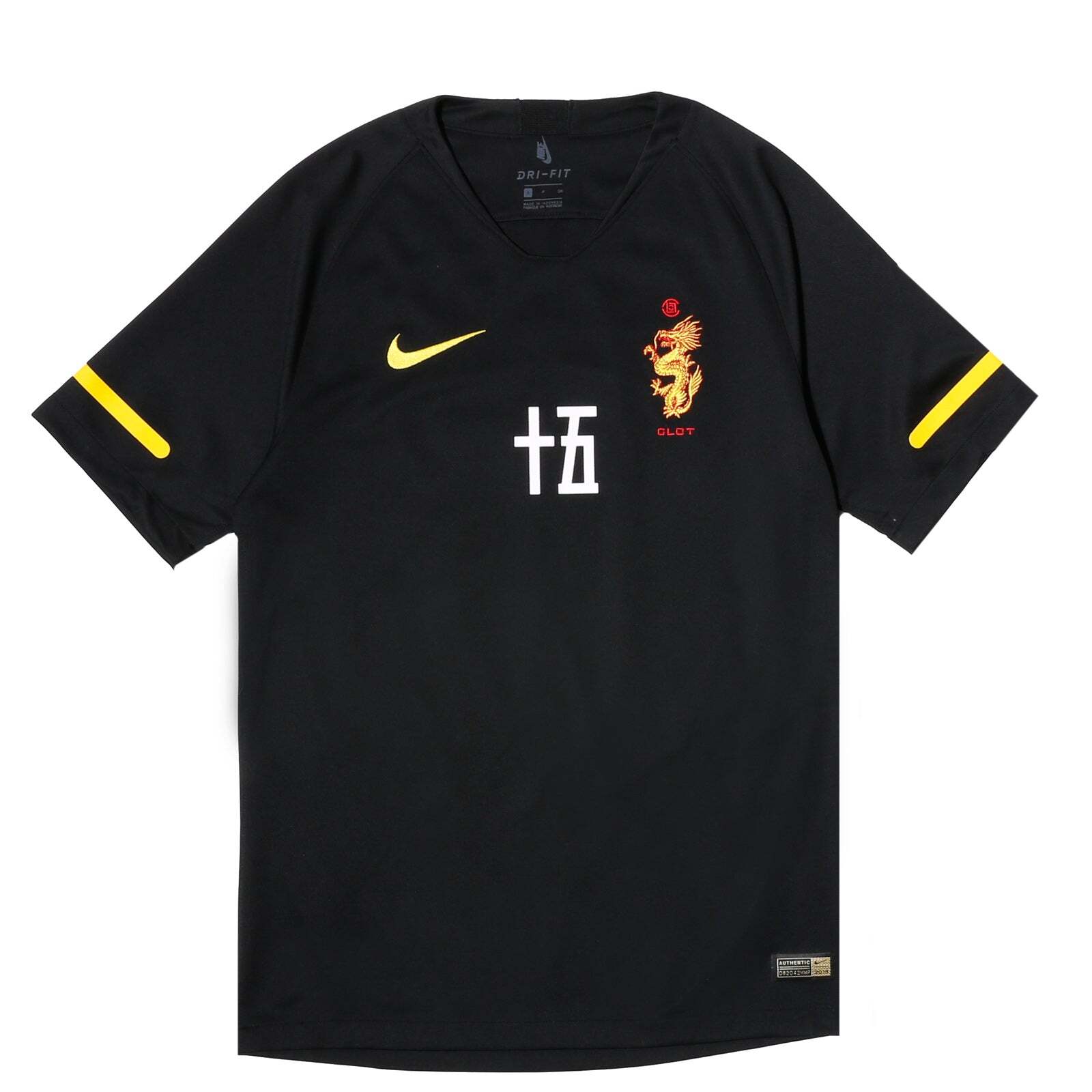 Nike x Clot Soccer Jersey Black 15th Anniversary AV4992-010 Size XL NEW 🚚✅ gallery