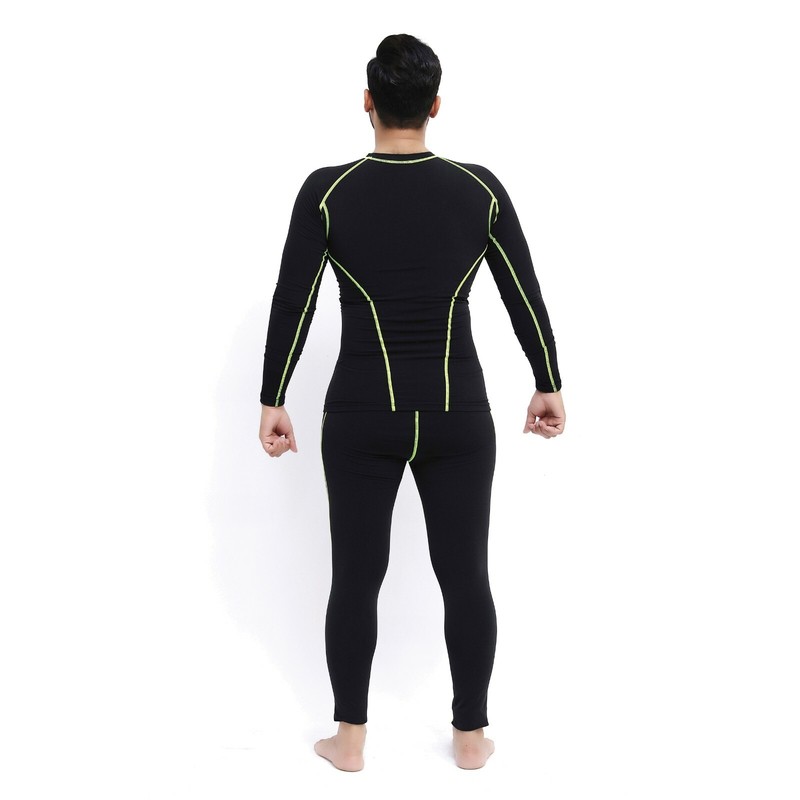 Mens Compression Winter Thermal Base Layer Under Full Suit Tights Shirt Pant gallery