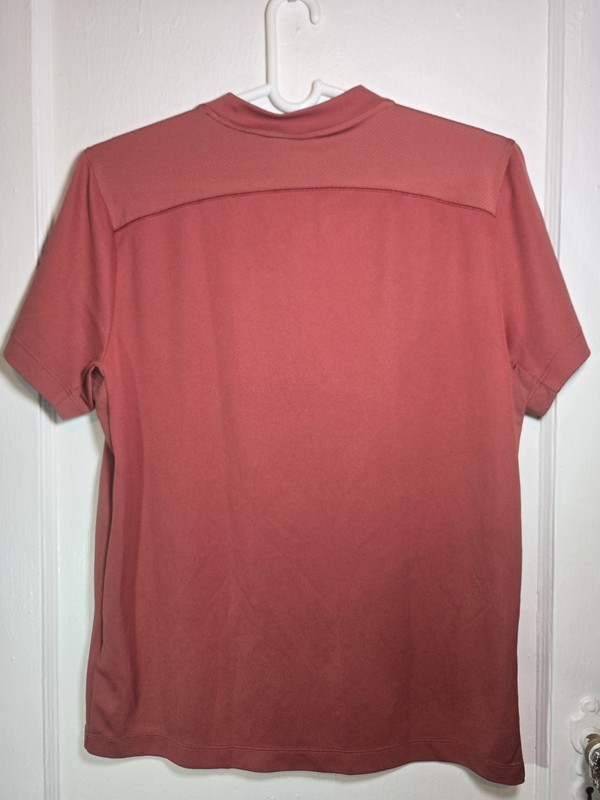ASICS Men's M Brick Red Athletic Running Workout Breathable Short Sleeve T-Shirt gallery