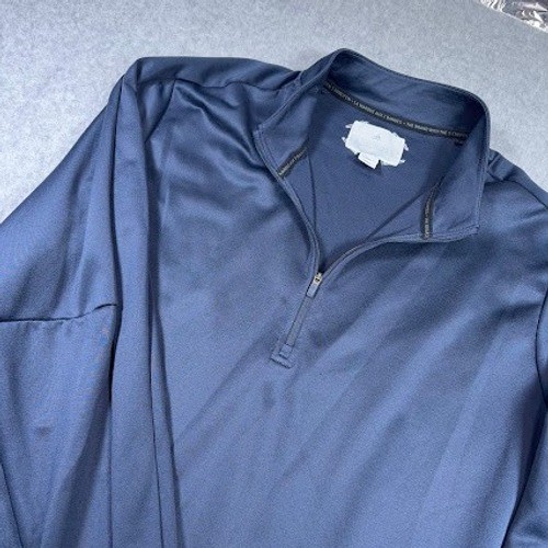 Adidas Adicross 1/4 Zip Long Sleeve Pullover Jacket Mens XL Navy Blue Athletic gallery