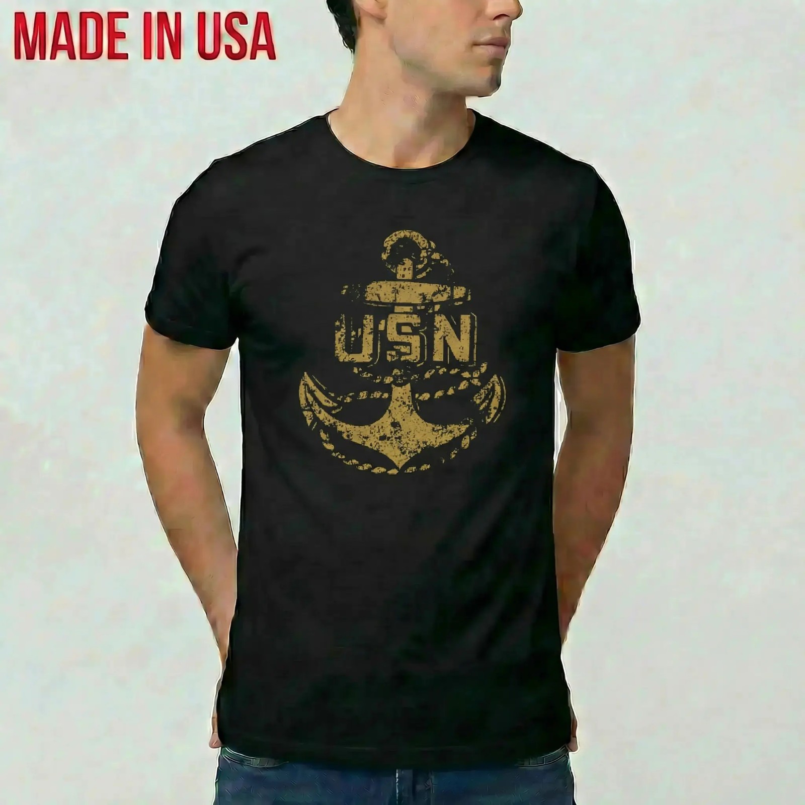 NEW Navy Retro Military - UNISEX SHIRT SIZE S-2XL MADE IN USA gallery