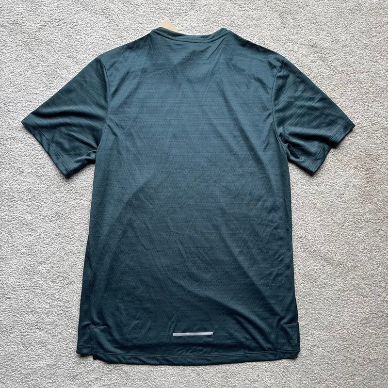 NWT Pine Green Reflective Nike Running Shirt gallery