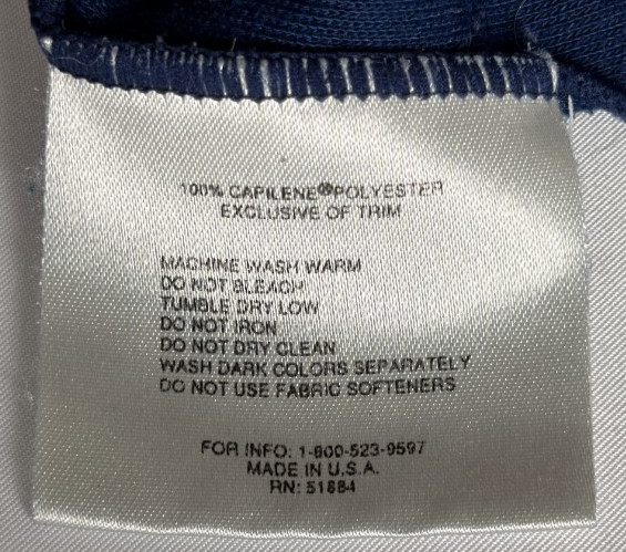 90s Patagonia Capilene 1/4 Zip Pullover M Navy Made in USA gallery