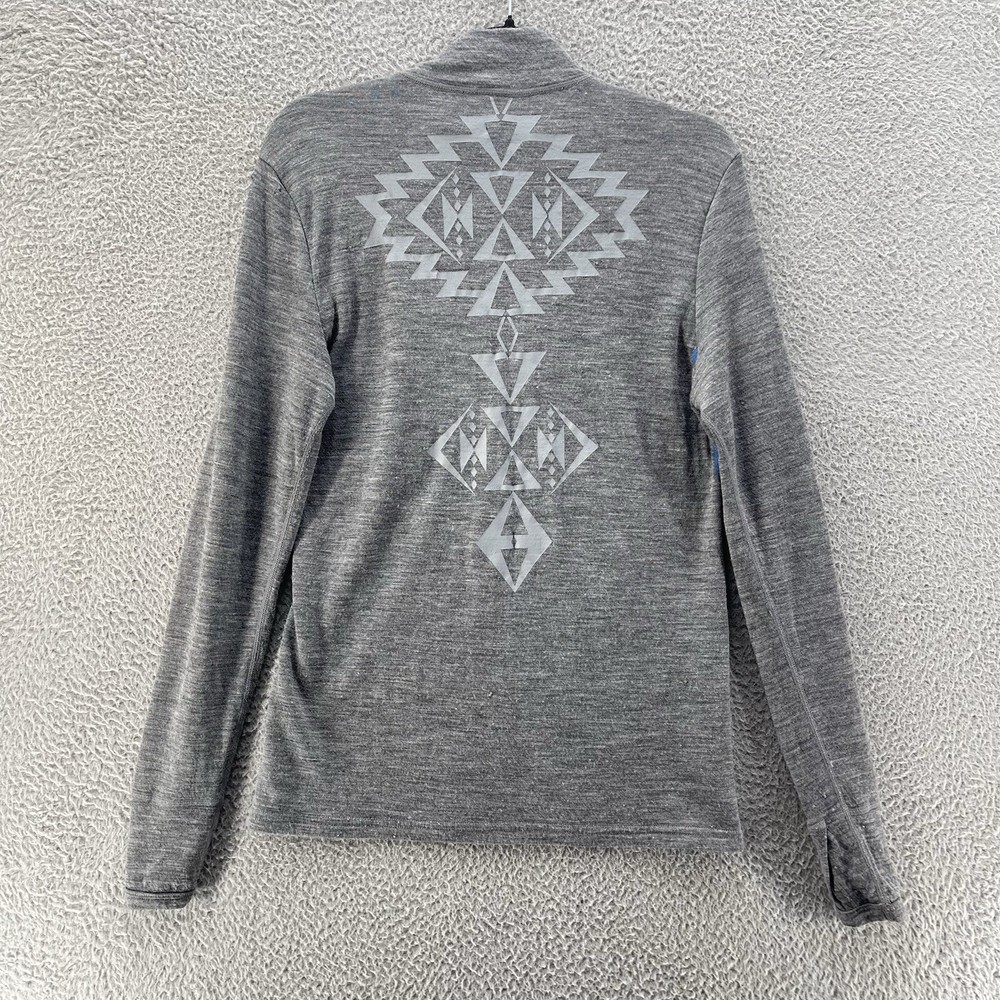Pendleton Merino Wool Base Layer Top Men Large Tribal Hike Gorpcore Performance*