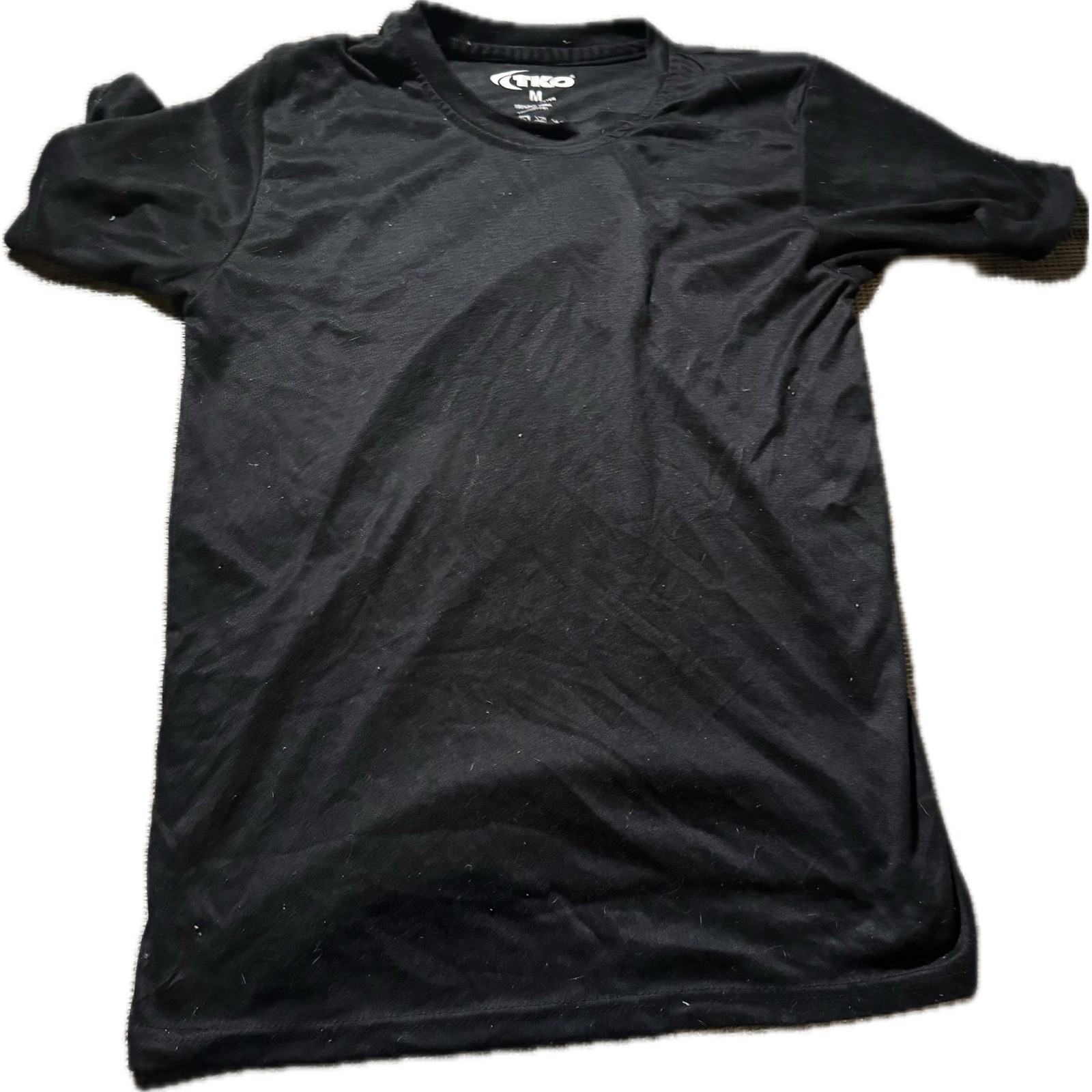TKO Mens Performance T-Shirt Bundle 2 Pack Black Short Sleeve Activewear Medium gallery