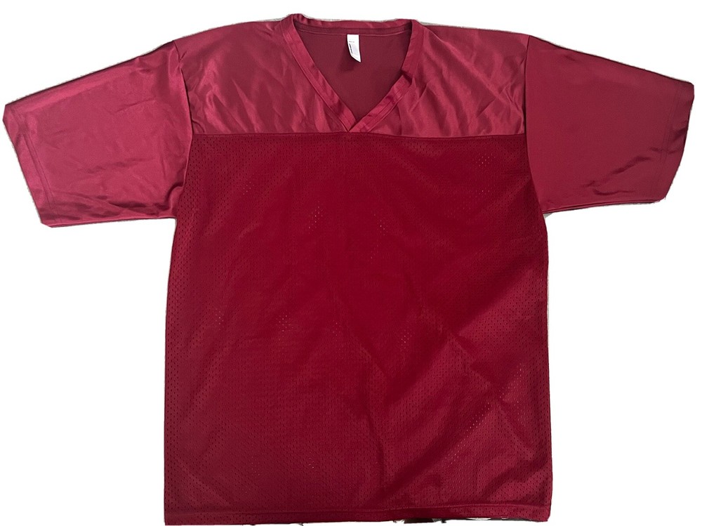 New American Apparel Mesh Football Jersey, Small