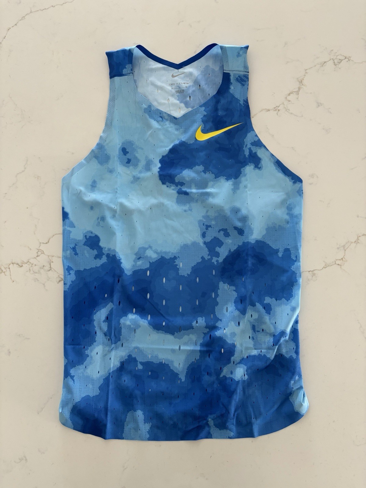 Nike DRI-FIT ADV Pro Elite Team Distance Running Singlet FN1796-480 Size Small gallery