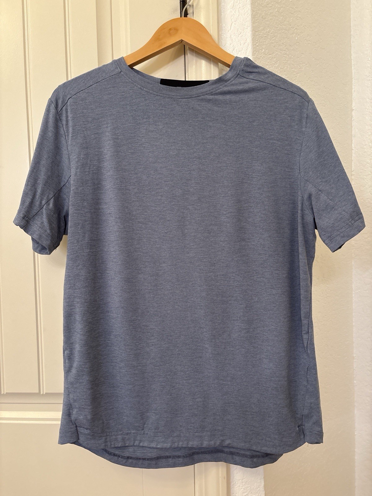 LEG3ND Inspire Men's L Blue Short Sleeve Crew Neck T-Shirt Polyester/Spandex gallery
