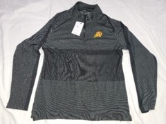 Nike Phoenix Suns Golf Dri Fit Vapor 1/2 Zip Pullover Black Gray CU9828 Med NWT