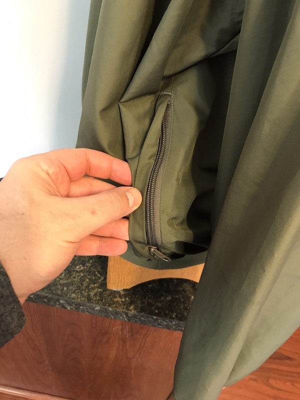 Columbia Sportswear Men’s LS Pullover L Olive Drab Polyester - Side Zip Pockets gallery