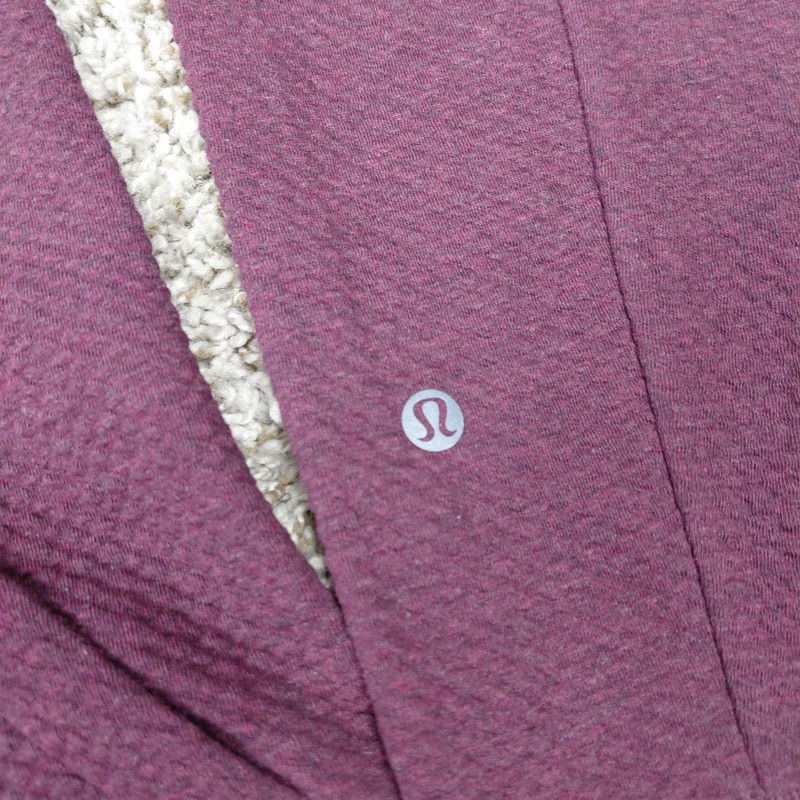 Lululemon At Ease 1/2 Half-Zip Pullover Mens Size Large Maroon Performance gallery