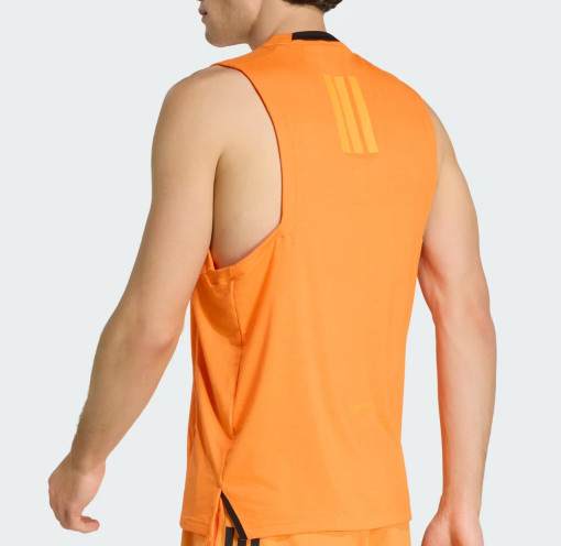 adidas Les Mills Graphic Tank top Pure Orange KS5910 J-2XS~J-3XL new from japan gallery