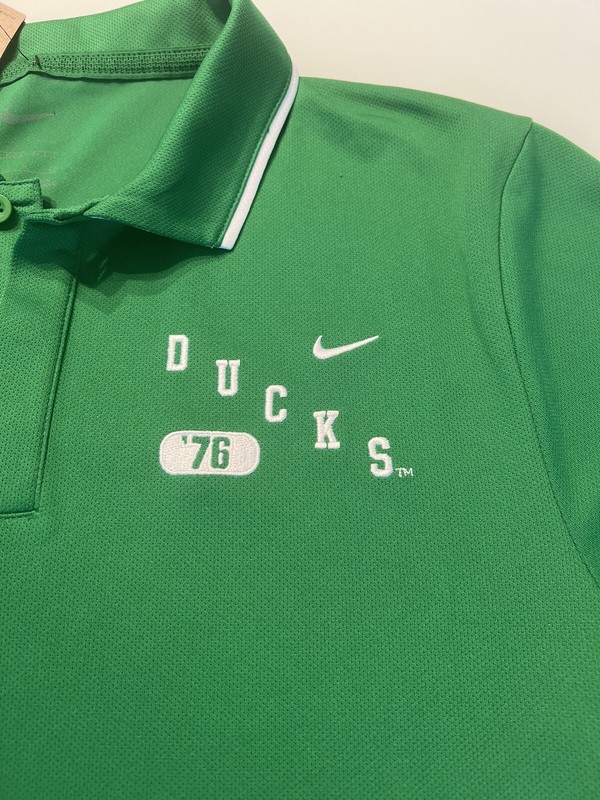 Nike Oregon Ducks Dri-Fit Men’s Polo Shirt Size S "Ducks 76" 24M gallery