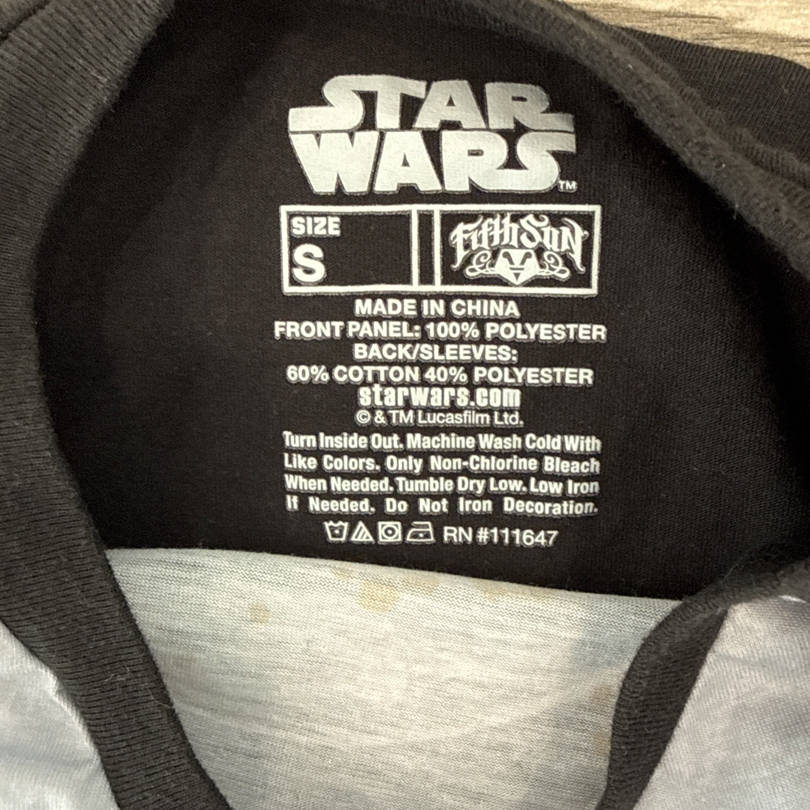 2015 Star Wars Performance Tee Boba Fett Long Sleeve T-Shirt Size Small gallery