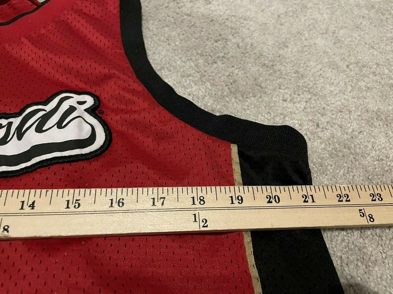 Retro Bacardi Mens Large Basketball Jersey Red Liquor Alcohol Puerto Rico Sports gallery