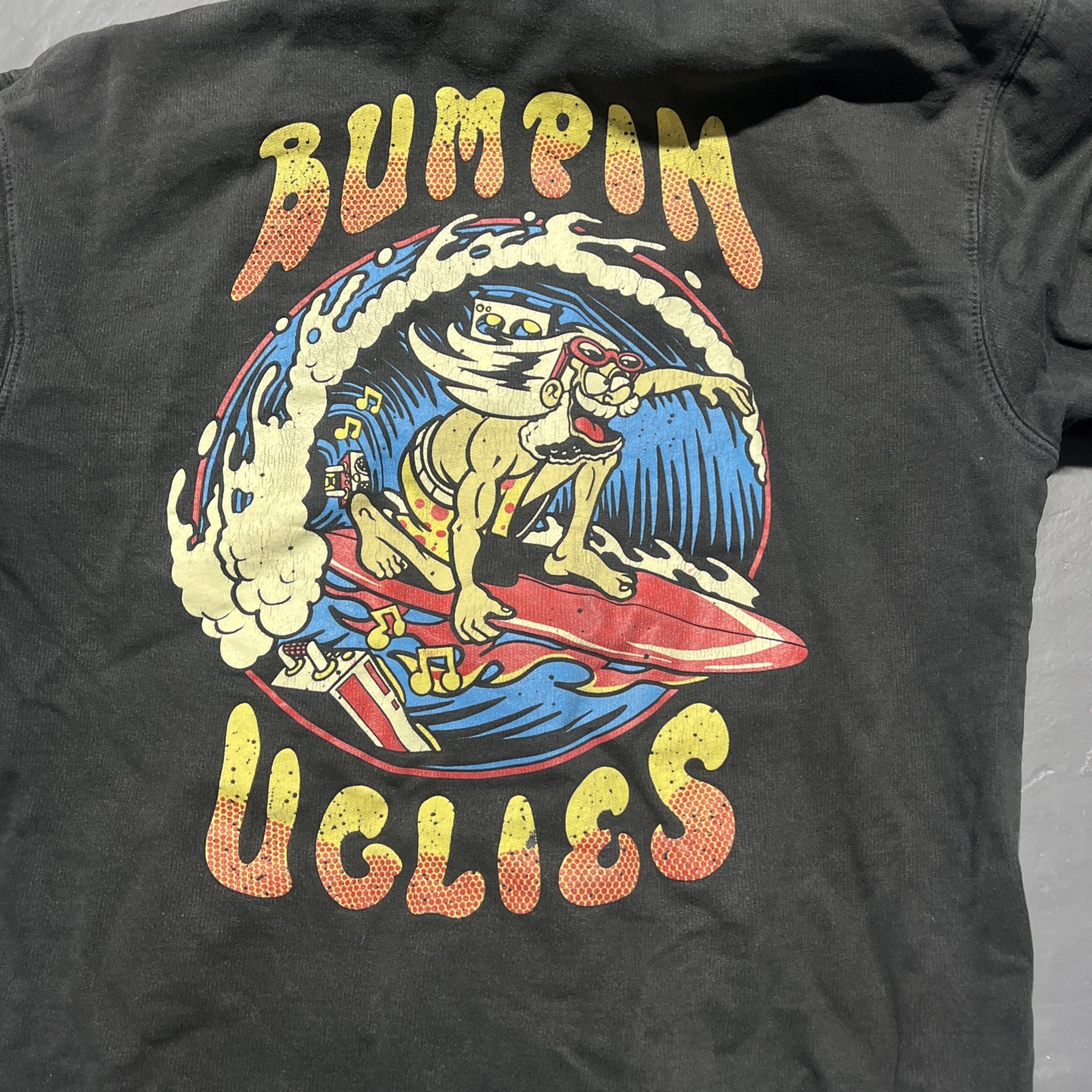Bumpin Uglies Reggae Music Multi Sex Black Graphic Pullover Hoodie Sweat Shirt gallery