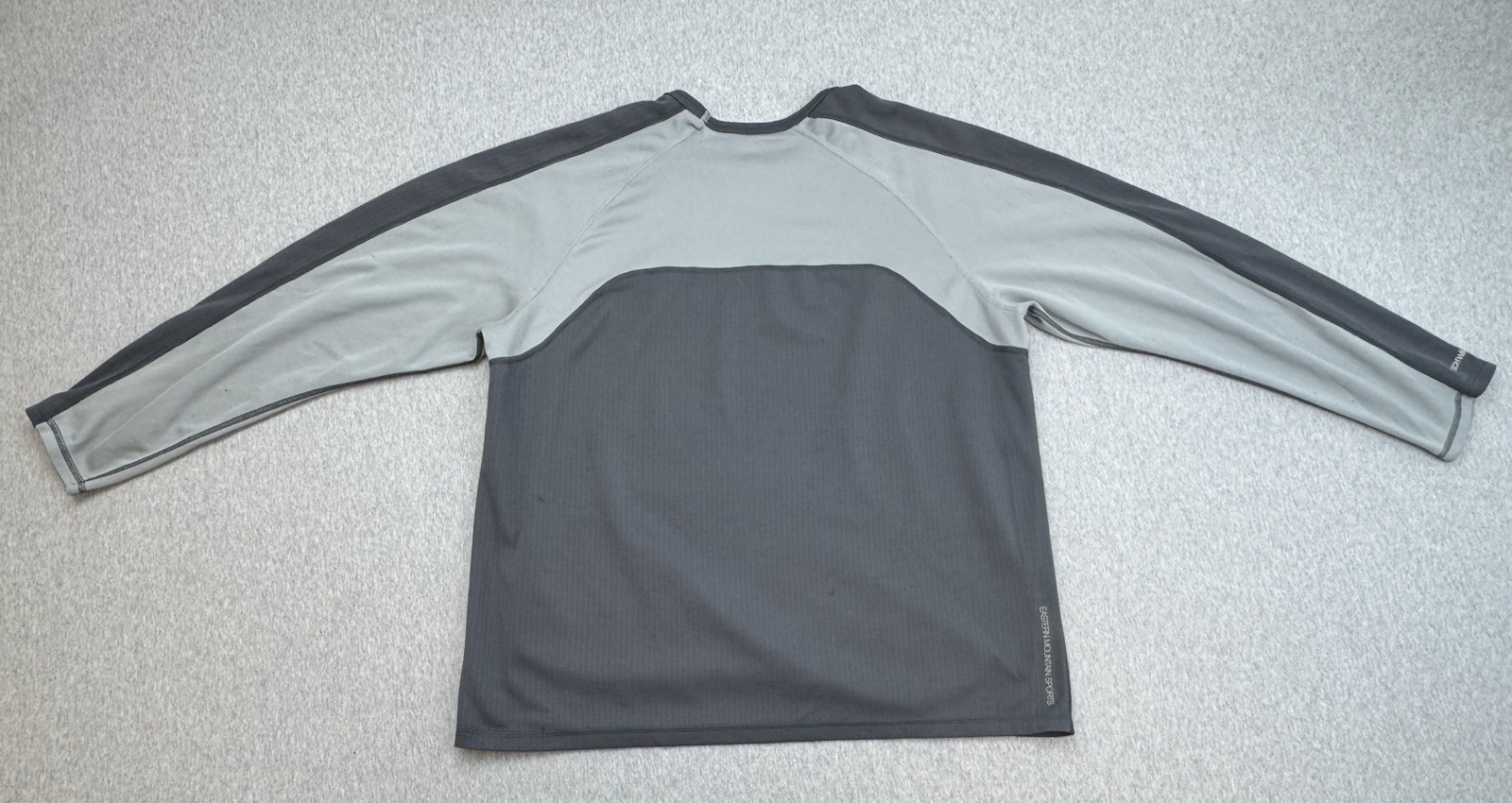 Eastern Mountain Sport EMS Shirt Men Large Gray Performance Tech Wick gallery