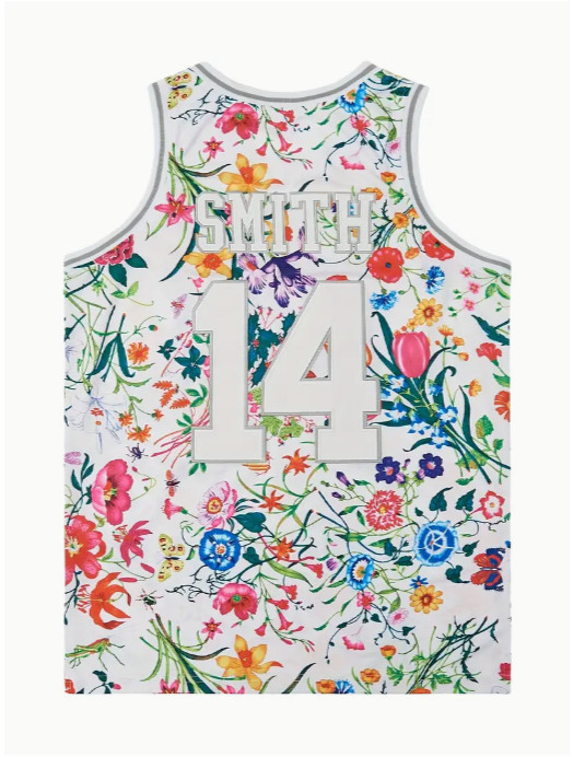 The Fresh Prince of Bel Air Academy #14 Flowers Basketball Jersey Medium gallery
