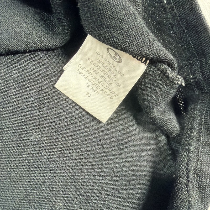 Icebreaker Body Fit 260 Merino Wool 1/4 Zip Pullover Mens Sz XL Slim Fit Black gallery