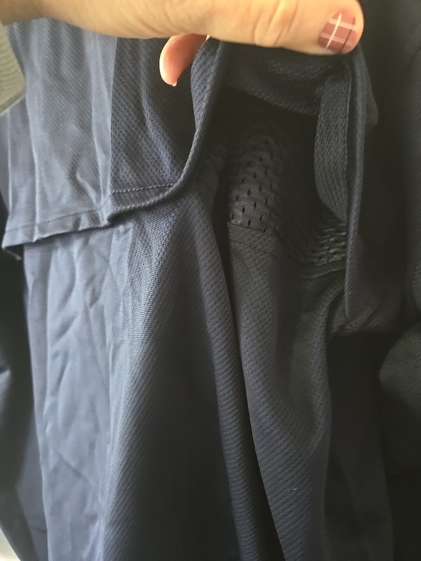 Easton Pullover Jacket Mens Large Long Sleeve 1/4 Zip Athletic Navy Large gallery