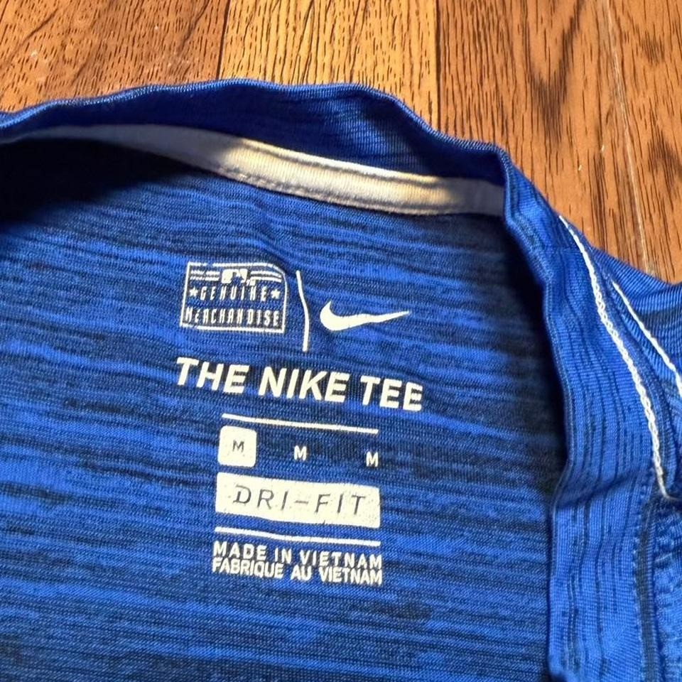 Nike Blue LA Dodgers Dri-Fit Tech Retro Sportswear Train Shirt Medium gallery