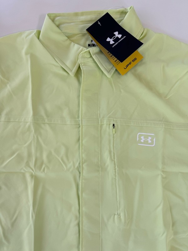 Under Armour Men's Fish Pro Hybrid Woven Short Sleeve Shirt M L XL 2XL 1383571 gallery