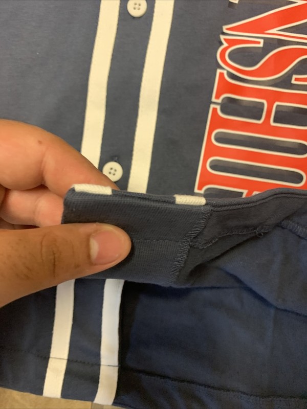 Nike Sportswear Americana Top Button Up Mens Jersey Blue DV9642-437 Size Large gallery