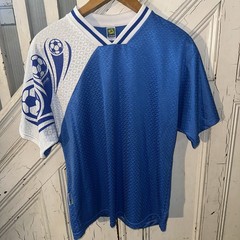 Vintage 80s Jogo Bonito Soccer Jersey #19 Made In Canada Sz L