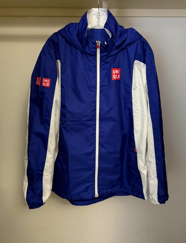RARE UNIQLO DJOKOVIC TENNIS SIZE XL JAPAN(US L) JACKET FEDERER NISHIKORI VINTAGE gallery