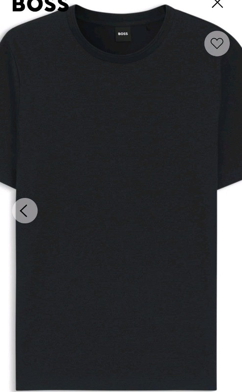 Boss Bubble Tiburt 263 jacquard structure T-shirt Navy Blue Size XL Casual gallery