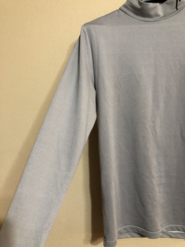 Head Mens S Shirt Gray LS Mock Performance Athletic Training Base Layer Shirt gallery