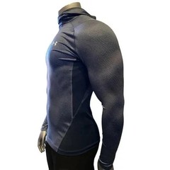 UNDER ARMOUR men’s $80 ColdGear® Infrared compression LS performance Hoodie M 88