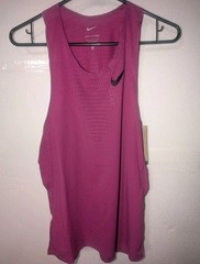 Nike Aeroswift Dri-Fit ADV Fuchsia Training Singlet FN4231-518 Mens Size Small