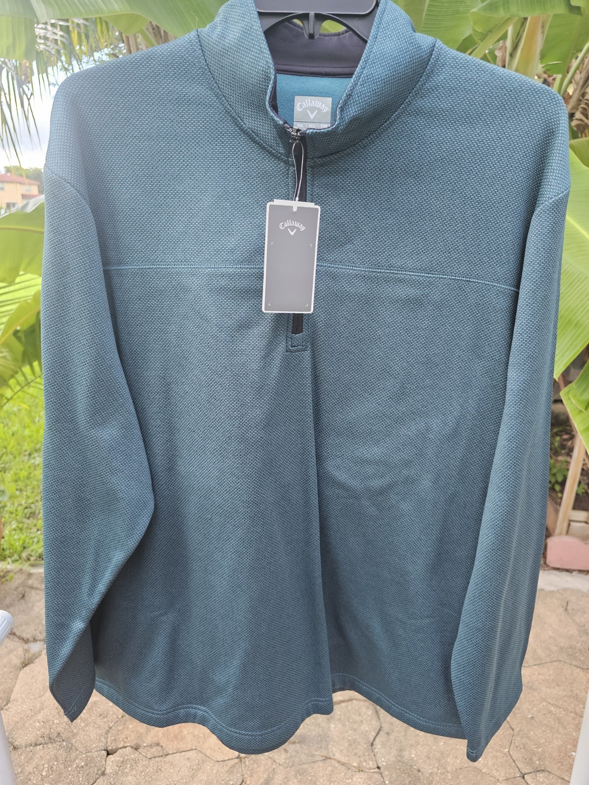Callaway Quarter Zip Golf Jacket Mens Size XXL Dark Heather CGKFA282C1 gallery