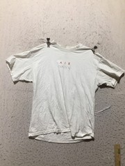 Nike The Nike Tee Shirt Mens M Medium White Short Sleeve Crew Neck Air Graphic