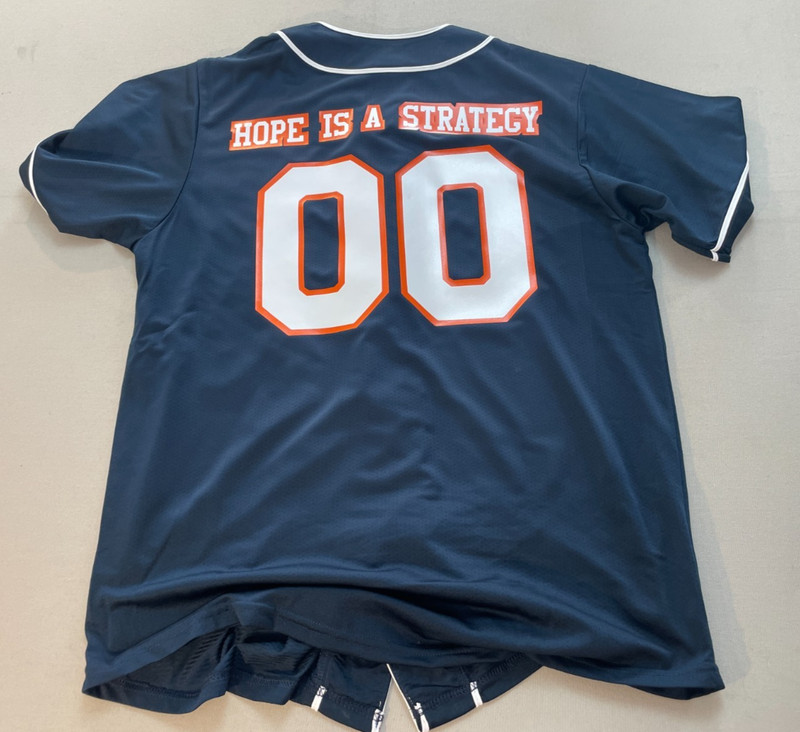 Custom Authentic Baseball Jersey - Classic Vinyl Lettering, Team Name & Number gallery