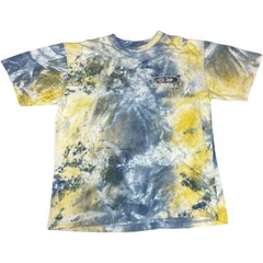 Y2k Multi-Coloured Yellow & Blue O’Neill Surf Wear Graphic T-Shirt XXL