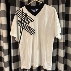 Vintage 90s Umbro Zig Zag Logo Soccer Futbol Jersey #10 Mens Medium