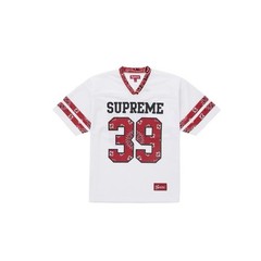 In-Hand Supreme Bandana Football Jersey White Size: Extra Extra Large