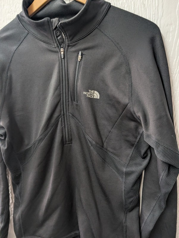The North Face Quarter Zip Pullover Flight Series Lightweight Black Men's Small gallery